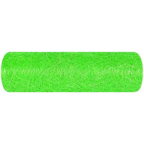 chemin de table abaca 30cm - vert pomme