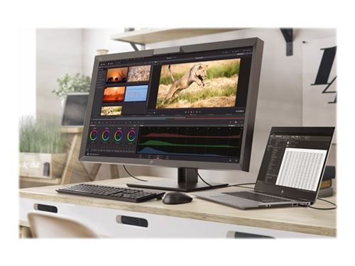 HP Z27N G2 - Écran Led - 27" - 2560 X 1440 Qhd @ 60 Hz - Ips - 350 Cd/M² - 1000:1 - 5 Ms - Hdmi, Dvi-D, Vga, Displayport, Usb-C