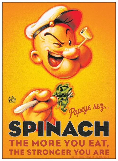 SEGAR - Popeye sez (Panneaux MDF 53x73 cm)