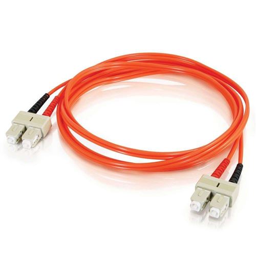 C2G 85479 câble de Fibre Optique 30 m OFNR SC Orange - Câbles de Fibre Optique (30 m, OFNR, SC, SC, Male Connector/Male Connector, Orange)