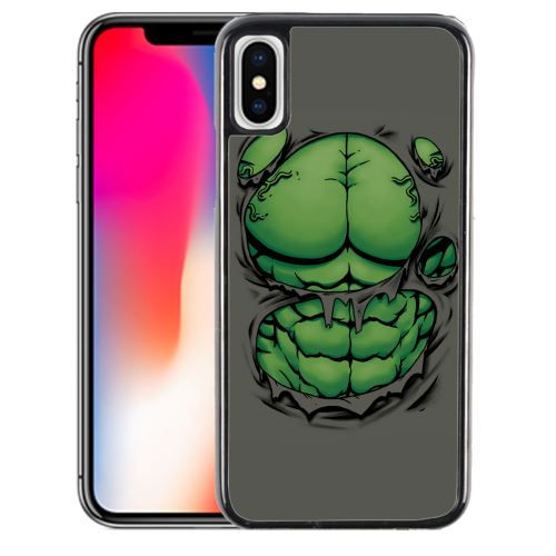 Coque pour iPhone XR torse hulk