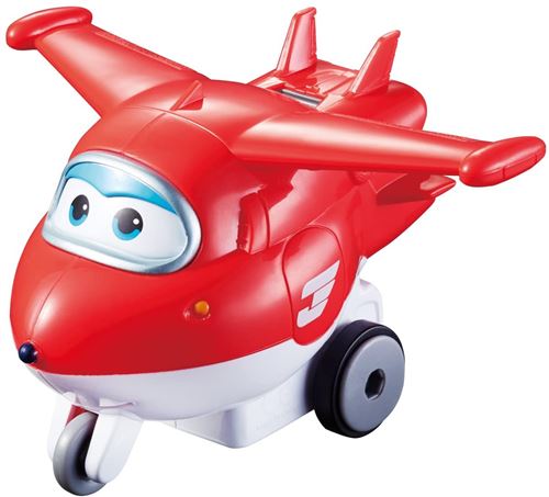 SUPER WINGS Vroom'n'Zoom - Avion JETT a friction 8 cm