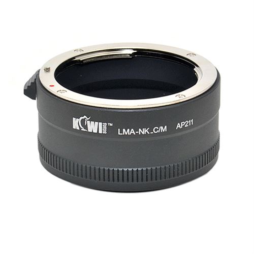 Adaptateur Bague Objectif Nikon F vers Boitier Photo Canon EF-M Mirrorless
