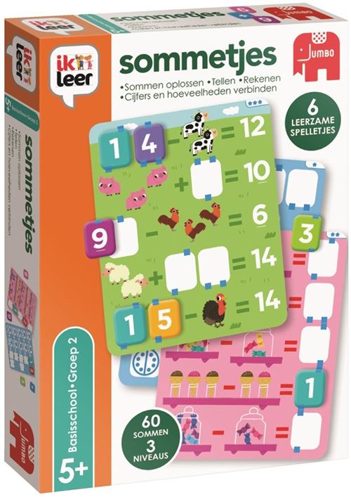 Jumbo jeu de maths I Learn Some 54 pieces
