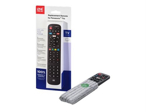 Télécommande pour TV Panasonic One for All URC4914 Noir - Télécommande
