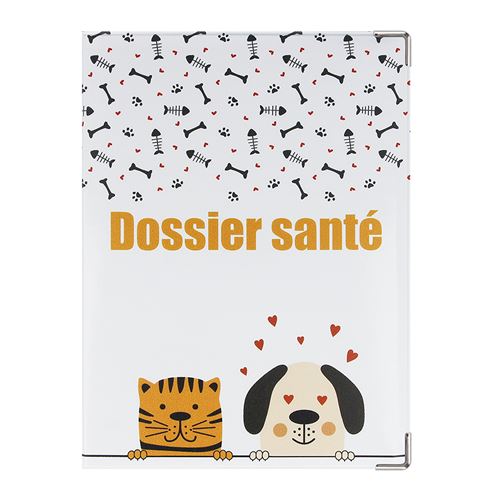 Dossier santé ANIMAUX My Color Pop® FRANCE - Carnet 18 x 13 cm - Frimousse