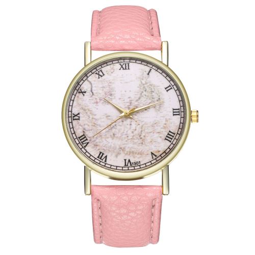 Montre de cadeau de mariage d'anniversaire classique simple pour homme et femme Montre à quartz T301-Arose