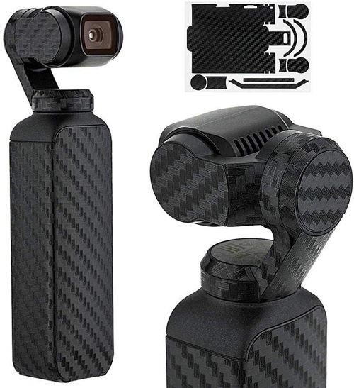 JJC Film de Protection en Fibre de Carbone Anti-Rayures pour Appareil Photo DJI Osmo Pocket