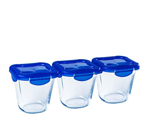 Pyrex - Lot de 3 Pasta Box - Boîte de conservation - Couvercle étanche - Image 3
