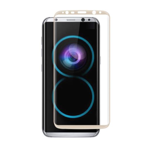 CABLING® Galaxy S8 Ultra Clair 4d en verre trempé incurvé écran protecteur pour Samsung Galaxy S8– Or