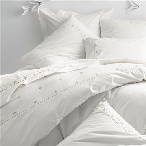 Taie d'oreiller percale Lune de Miel ESSIX - 50 x 75 cm