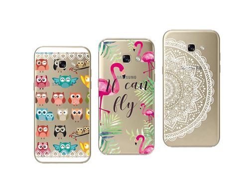 3 coques Compatibles Samsung Galaxy A5 2017 (A520) gel souple solide résistant Anti Choc avec Impression de qualité (Pack#7)