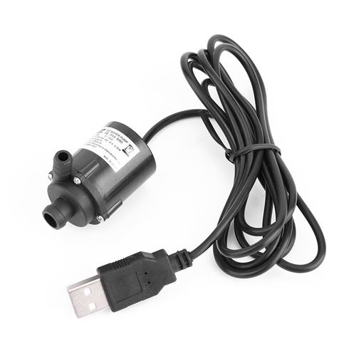 Pompe a vide DC4V-6V 150L / H Micro submersible Pompe de refroidissement du moteur + USB GD