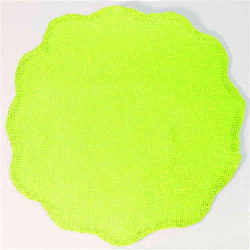 Set de table (0) 38 cm fibre papier fleur Anis