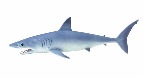 Safari créatures marines Requin mako court junior 14,5 cm bleu/blanc