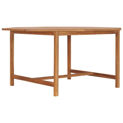 Table de jardin - Octogoen - 150x150x75 cm - Bois de teck solide