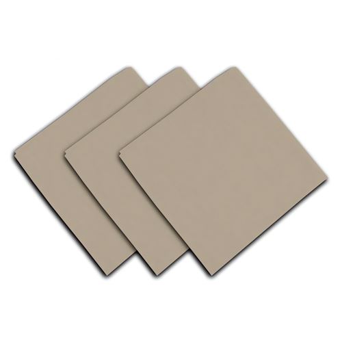 Lot de 3 serviettes en coton 45x45 cm PANAMA écru