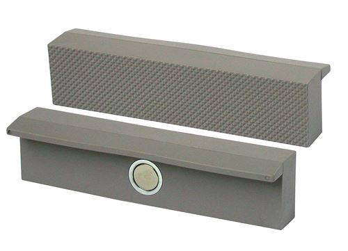 HEUER 107120 Étau Pâtisserie/Protection Pâtisserie | rechtwinkelig, parallèle, spécial intégré Aimants, convient pour étau 120 mm – Matériau : polyuréthane