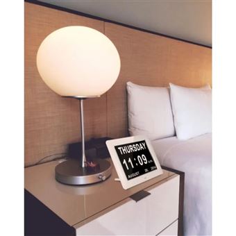 De Noël 8 Pouce LCD Horloge Numérique Calendrier avec Date Jour Et