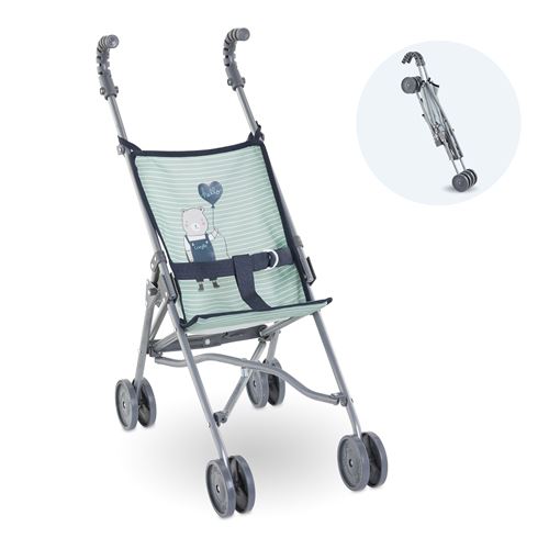 Non Communiqué Multicolore Poussette Canne Sauge Pour Poupon 36/42/52 Cm