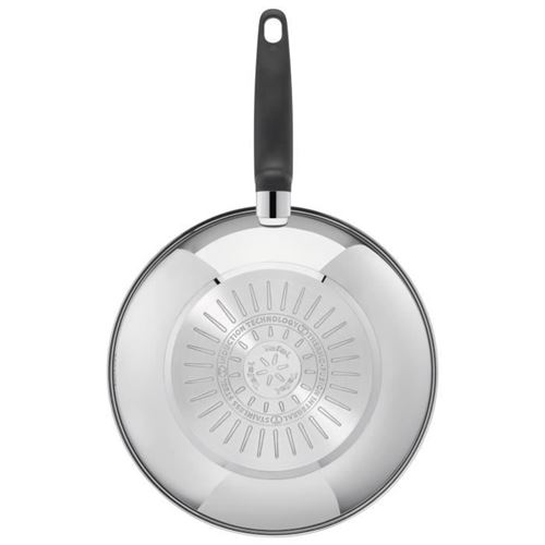 TEFAL E3091904 PRIMARY poele wok inox avec revetement anti-adhésif 28 cm  compatible induction - Wok - Achat & prix