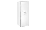 REFRIGERATEUR 1 PORTE STATIQUE WATER DISPENSER 335L A+/F POIGNEE INOX LOGO EMBOSSE BLANC