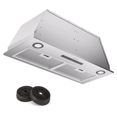 Paolo 72 Dunstabzugshaube Einbau 72 cm 520 m³/h LED Touch A++ Edelstahl