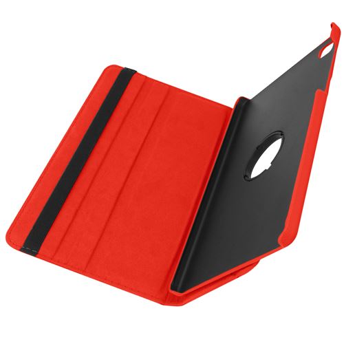 Avizar - Housse Samsung Galaxy Tab A7 Lite - Support Rotatif 360° - Rouge - Image 2