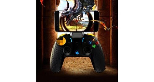 Manette de jeu sans fil joystick contrôleur de jeu multimédia compatible pour ios android pc tv box - noir