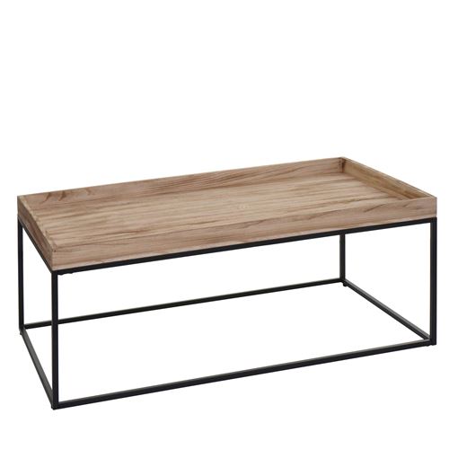 Mendler Table Basse Rectangulaire - Naturel - Image 3
