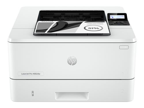 HP Laserjet Pro 4002Dw - Imprimante - Noir Et Blanc - Recto-Verso - Laser - A4/Legal - 4 800 X 600 Dpi - Jusqu'À 40 Ppm - Capacité : 350 Feuilles - Usb 2.0, Gigabit Lan, Bluetooth, Wi-Fi(N)