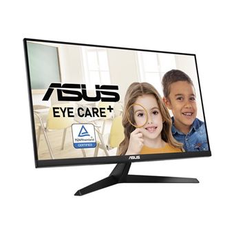 ASUS Eye Care VY27UQ - Écran LED - 27" - 3840 x 2160 4K UHD (2160p) @ 60 Hz - IPS - 350 cd/m² - 1000:1 - HDR10 - 5 ms - 2xHDMI, DisplayPort - haut-parleurs - noir