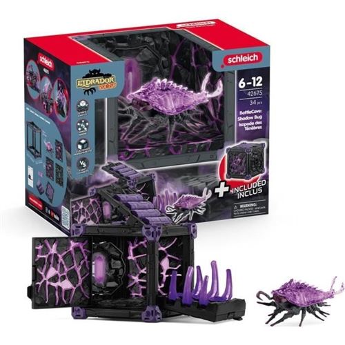 Battlecave Isopode Des Ténebres, Extension De L'Arene, Schleich 42675 Eldrador Creatures, Des 7 Ans