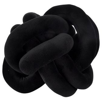 Coussin Nœud Déco Wild Kids 20cm Noir - 1