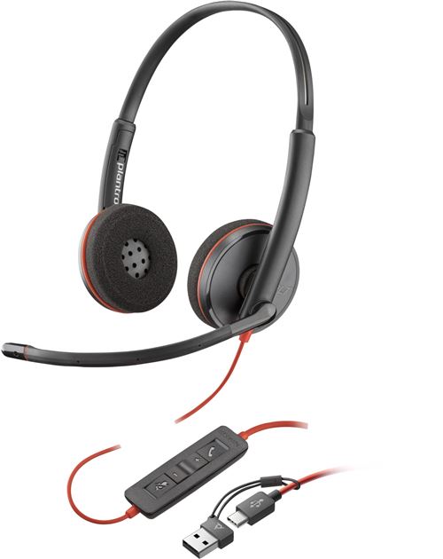 HP - Blackwire 3220 - Micro-casque - Filaire - USB-C - Noir - Image 3