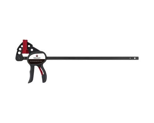 Toolcraft 1574785 Mini One-Handed Clamp 200x35mm for Crafting