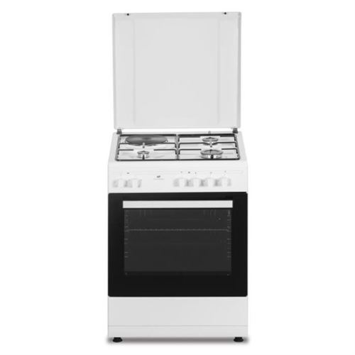 Cuisiniere mi te CECM60FCW 3 feu gaz 1 &eacute;lectrique L59 8 P61 H8 