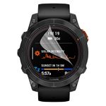 Protection écran Verre Trempé Pour Garmin Fenix 8 51mm / Fenix 7X / 7X Solar - Lot De 4, Dureté 9H, Anti-rayures - 9