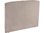 EPEDA Tête de lit Galbe 200cm tissé taupe