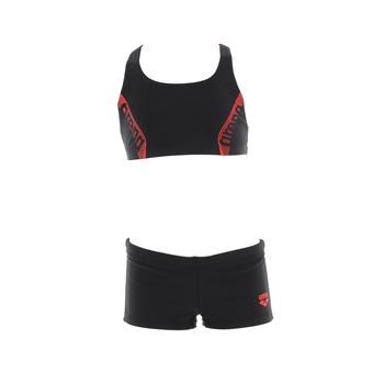 Maillot de natation Enfant Arena GIRL S BIKINI ENERGY BACK GRAPHIC Noir Sport 2000 - Ref 006026-530
