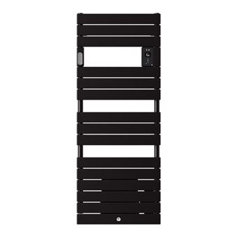 Sèche-serviettes Riviera 2 avec soufflerie 1750W noir carbone - THERMOR - 498618 - 1