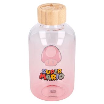 Bouteille en verre Super Mario Champignon