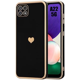 Coque Samsung Galaxy A22 5G - Design Rugby Noir Et Blanc - Protection Et Style