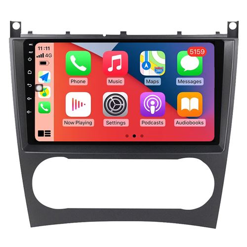 Autoradio Multimédia RoverOne Android GPS pour Mercedes Benz W203 W209 W219 W169 A160 C180 C200 C230 C240 CLK200 CarPlay Android Auto