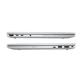 HP EliteBook 8 G1i Notebook AI - Conception de charnière à 174 degrés - Intel Core Ultra 5 - 225U / jusqu'à 4.8 GHz - Win 11 Pro - Intel Graphics - 16 Go RAM - 512 Go SSD NVMe - 14" IPS 1920 x 1200 - Wi-Fi 7, Bluetooth - aluminium argent glacier - cla