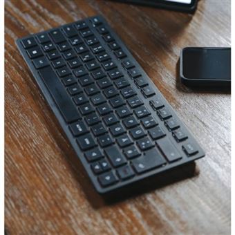 CHERRY KW 9200 MINI - Clavier - sans fil - 2.4 GHz, Bluetooth 5.0 - AZERTY - Français - commutateur : CHERRY SX - noir