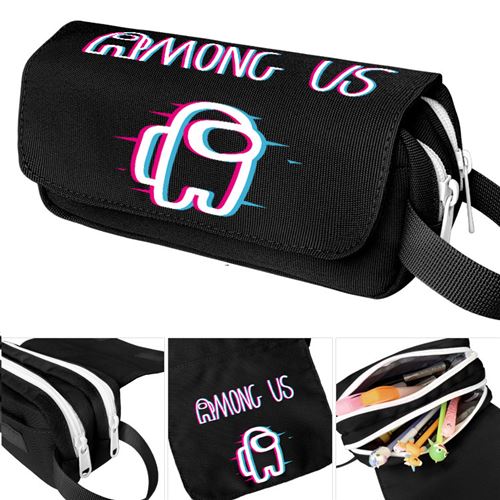 Trousse - Among us -2 compartiments- Multicolore (21x11x7cm) #215