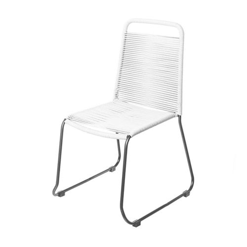 Chaise de jardin Antea 57 x 61 x 90 cm Corde Blanc