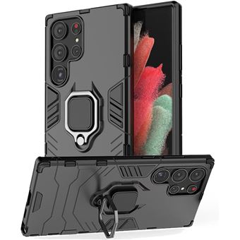 Coque Résistante Anti Choc avec Anneau Bague Anti Chute/béquille pour Samsung Galaxy S23 Ultra 5G [Novago] - 1