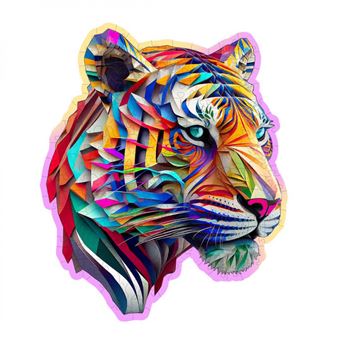 Puzzle bois - wooden city - tigre m (150 pcs)